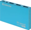 Разветвитель USB 2.0 Defender Septima Slim 7порт. синий (83505)