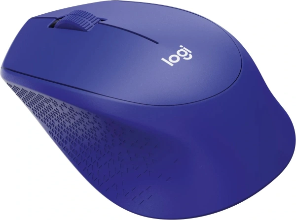 Мышь Logitech M330 Silent Plus синий оптическая 1000dpi silent беспров. USB 2but (910-004925)