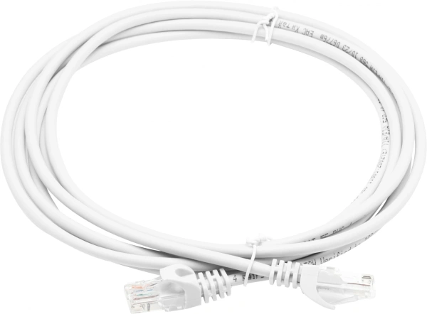 Патч-корд ITK PC01-C5EU-3M-G UTP RJ-45 вил.-вилка RJ-45 кат.5E 3м серый ПВХ (уп.:1шт)