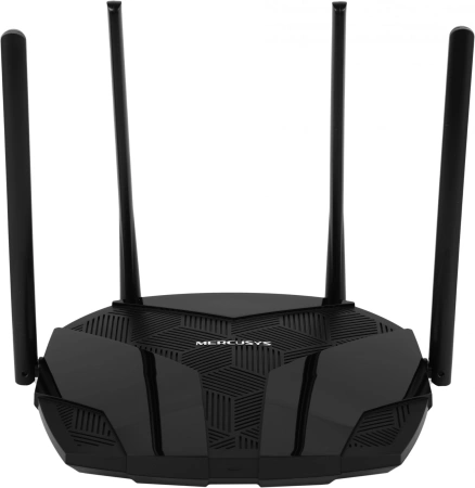 Роутер беспроводной Mercusys MR80X AX3000 10/100/1000BASE-TX черный