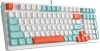 Клавиатура A4Tech FS300 механическая белый USB for gamer LED (FS300 PANDA SNORKLENING) кабель 1.8м