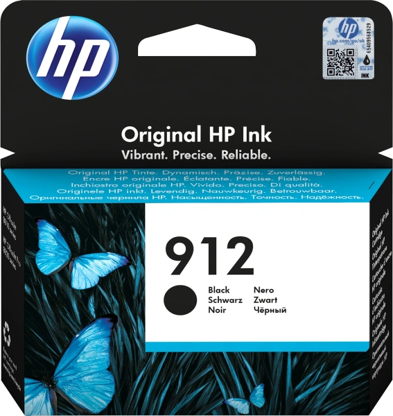 Картридж струйный HP 912 3YL80AE черный (300стр.) для HP DJ IA OfficeJet 801x/802x