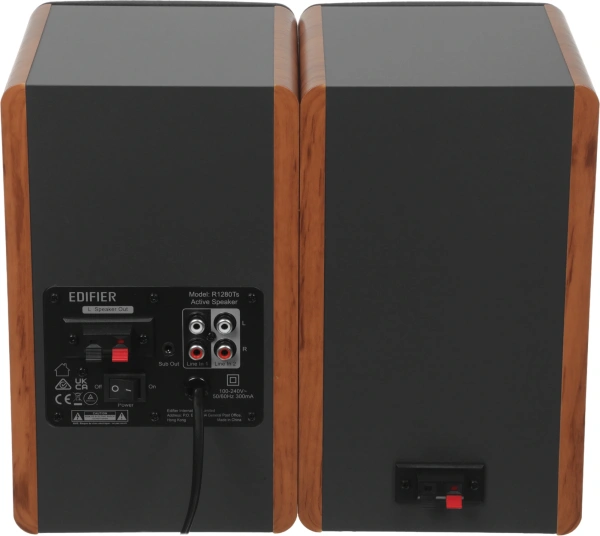 Колонки Edifier R1280Ts 2.0 коричневый 42Вт