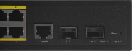Коммутатор Cudy GS2008PS2 (L2) 8x1Гбит/с 2SFP 8PoE+ 120W управляемый
