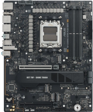 Материнская плата Asus TUF GAMING X870E-PLUS WIFI7 Socket AM5 AMD X870E 4xDDR5 ATX AC`97 8ch(7.1) 2.5Gg RAID+HDMI