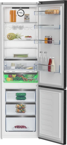 Холодильник Beko B5RCNK403ZWB 2-хкамерн. черный/серый инвертер
