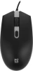 Мышь Defender Dot MB-986 черный оптическая 1600dpi USB 3but (52986)