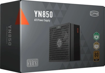 Блок питания PcCooler ATX 850W P5-YN850-G1F 80+ gold (20+4pin) APFC 135mm fan 9xSATA Cab Manag RTL