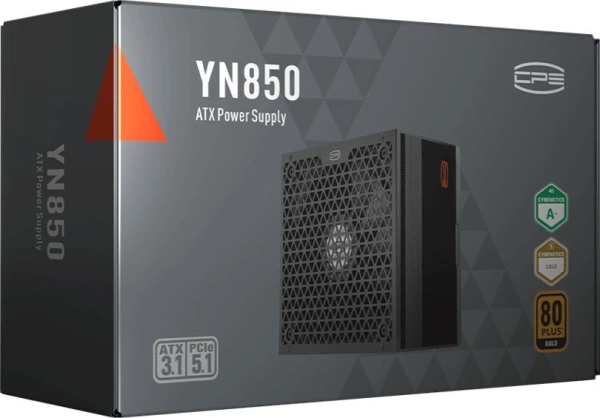 Блок питания PcCooler ATX 850W P5-YN850-G1F 80+ gold (20+4pin) APFC 135mm fan 9xSATA Cab Manag RTL