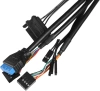 Корпус Azza Spectra черный без БП ATX 7x120mm 2x140mm 2xUSB2.0 1xUSB3.0 audio bott PSU