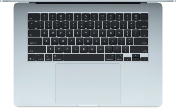 Ноутбук Apple MacBook Air A3241 M4 10 core 16Gb SSD256Gb/10 core GPU 15.3" Liquid Retina (2880x1864) macOS lt.blue WiFi BT Cam (MC7A4HN/A)