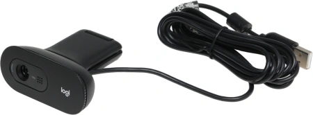 Камера Web Logitech HD Webcam C505e черный 1.2Mpix (1280x720) USB2.0 с микрофоном для ноутбука (960-001373)