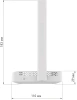 Роутер беспроводной Keenetic Netcraze Air (NC-1613) AC1200 10/100BASE-TX белый