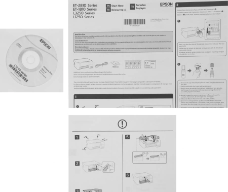Принтер струйный Epson L1250 (C11CJ71405/403/402) A4 WiFi черный