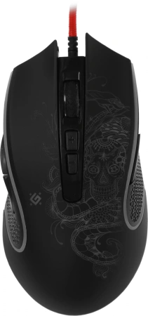 Мышь Defender Venom GM-640L черный оптическая 7200dpi USB 7but (52640)
