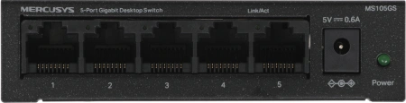 Коммутатор Mercusys MS105GS (L2) 5x1Гбит/с неуправляемый