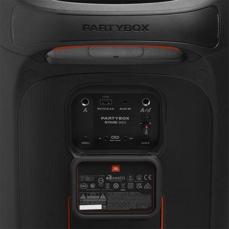 Минисистема Hi-Fi JBL Partybox Stage 320 черный 240Вт USB BT
