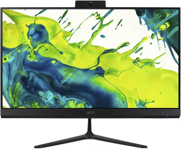 Моноблок Acer Aspire C24-2 23.8" Full HD i3 1305U (1.6) 16Gb SSD512Gb UHDG FreeDOS GbitEth WiFi BT 65W клавиатура мышь Cam черный 1920x1080