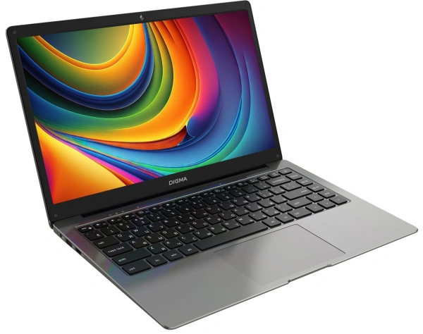 Ноутбук Digma EVE C4800 Celeron N4020 8Gb SSD256Gb Intel UHD Graphics 600 14" IPS FHD (1920x1080) Windows 11 Pro dk.grey WiFi BT Cam 4800mAh (DN14CN-8CXW01)