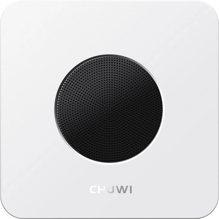 Неттоп Chuwi LarkBox X N150 (0.8) 16Gb SSD512Gb Graphics Windows 11 Pro 2.5xGbitEth+1xGbitEth WiFi BT черный/белый