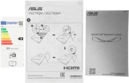 Монитор Asus 27" TUF Gaming VG279QM черный IPS 16:9 HDMI M/M матовая HAS Piv 400cd 178гр/178гр 1920x1080 280Hz G-Sync DP FHD 5.6кг