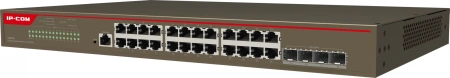 Коммутатор IP-Com G5328X (L3) 24x1Гбит/с 4xКомбо(10GBase-T/SFP+) 4SFP+ управляемый