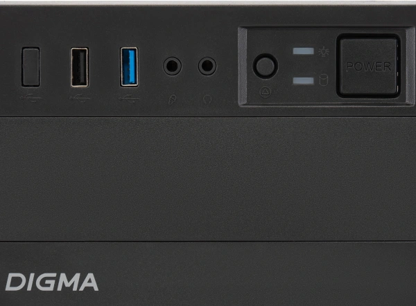 Корпус Digma DCC-MN302 черный без БП mATX 1x80mm 2x120mm 1xUSB2.0 1xUSB3.0 audio