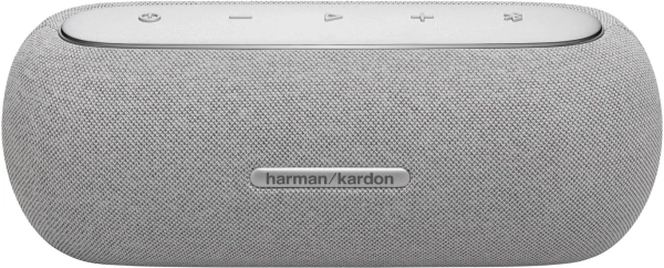 Колонка порт. Harman Kardon Luna Google Assistant, Amazon Alexa серый 40W 1.0 BT/Wi-Fi 4800mAh (HKLUNAGRYEU)