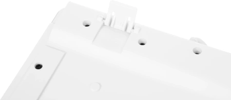 Клавиатура Оклик 420MRL белый USB slim Multimedia LED