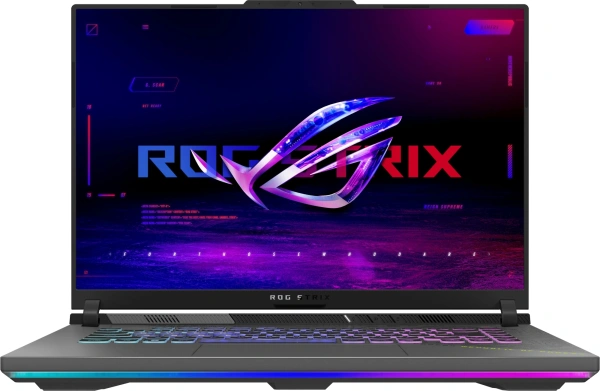 Ноутбук Asus ROG Strix G16 G614FR-S5054 Ryzen 9 9955HX 32Gb SSD1Tb NVIDIA GeForce RTX5070Ti 12Gb 16" IPS 2.5K (2560x1600) без ОС grey WiFi BT Cam (90NR0NK8-M002E0)