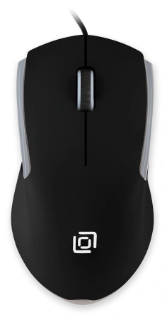 Мышь Оклик 245M черный оптическая 1000dpi USB 3but (471479)
