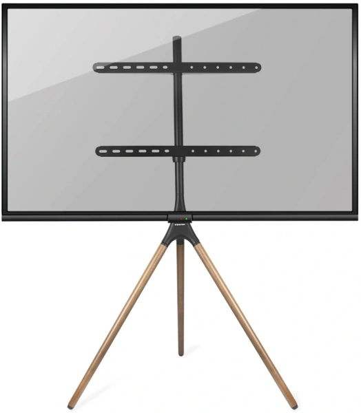 Стойка для телевизора Kromax OMEGA-11 серебристый/береза 32"-70" макс.35кг напольный фиксированный