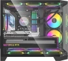 Корпус Formula Crystal Z6M Floe черный без БП mATX 4x120mm 2xUSB3.0 audio bott PSU