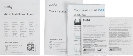 Роутер беспроводной Cudy WR3600E BE3600 10/100/1000BASE-TX белый