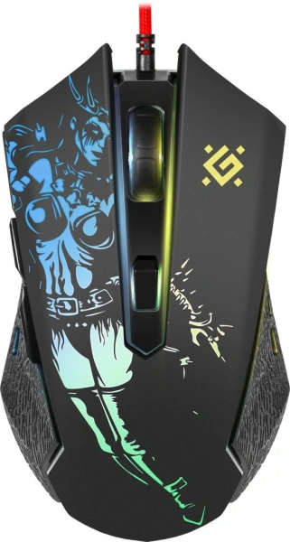 Мышь Defender Sin`Sister GM-933 черный оптическая 7200dpi USB 5but (52933)