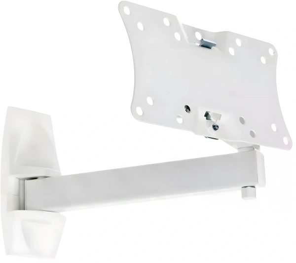 Кронштейн для телевизора Holder LCDS-5064 белый 10"-32" макс.30кг настенный поворотно-выдвижной и наклонный