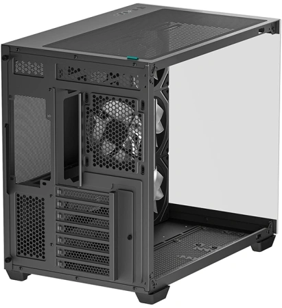 Корпус Deepcool CG530 4F черный без БП ATX 6x120mm 4x140mm 1xUSB3.0 audio bott PSU