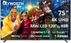 Телевизор LED Skyworth 75" 75X85G QD-Mini LED Magic Sound Karaoke TV Frameless черный/черный 4K Ultra HD 120Hz MEMC DVB-T DVB-T2 DVB-C DVB-S DVB-S2 USB WiFi Smart TV