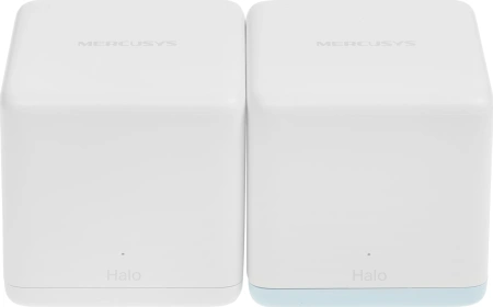 Бесшовный Mesh роутер Mercusys Halo H32G (HALO H32G(2-PACK)) AC1200 100/1000/10000BASE-T белый (упак.:2шт)