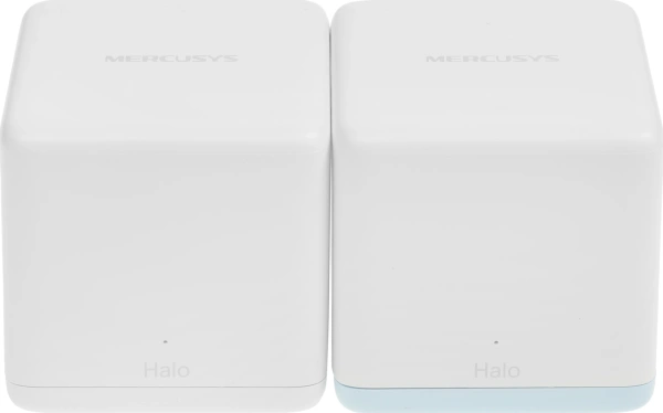 Бесшовный Mesh роутер Mercusys Halo H32G (HALO H32G(2-PACK)) AC1200 100/1000/10000BASE-T белый (упак.:2шт)