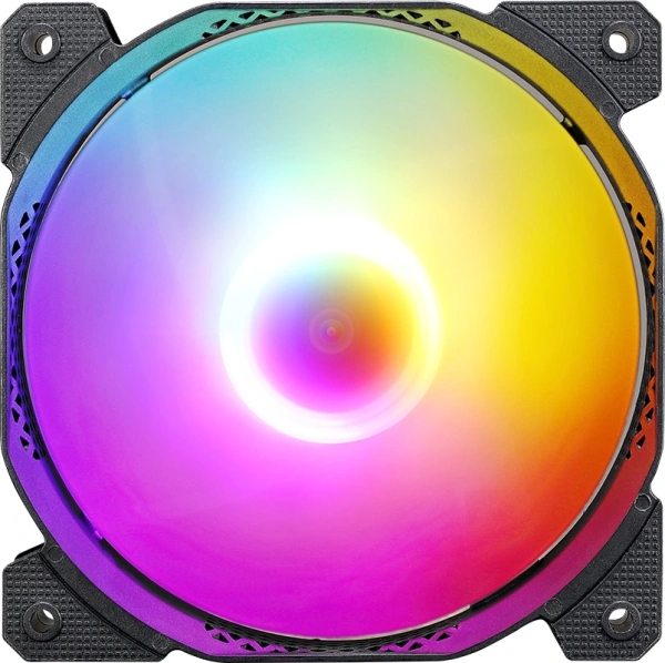 Вентилятор для корпуса Formula Cosmic 12BK RGB 120х120x25 черный 3-pin 4-pin (Molex) 22.3дБ (COSMIC 12BK FR) Ret