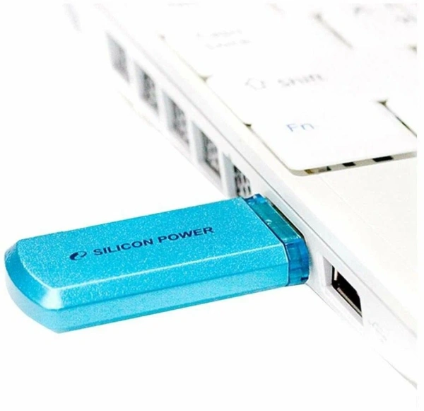 Флеш Диск Silicon Power 32Gb Helios 101 SP032GBUF2101V1B USB2.0 синий