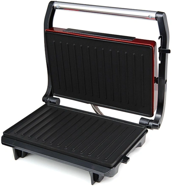 Сэндвичница Kitfort КТ-1609 Panini Maker 640Вт красный/черный